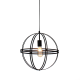 PENDANT D40 1XE27 CIRCLE METALLIC SIRENA KS1483P1BK PENDANT D40 1XE27 CIRCLE METALLIC SIRENA KS1483P1BK
