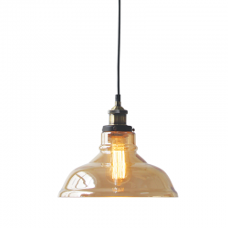 PENDANT GLASS D28CM 1ΧE27 SMYRNA KS1295PAM1BK PENDANT GLASS D28CM 1ΧE27 SMYRNA KS1295PAM1BK