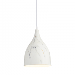 PENDANT 1ΧΕ27 METALIC MARBLE COLOR Φ17Χ23CM ROXANNE KS174317MR PENDANT 1ΧΕ27 METALIC MARBLE COLOR Φ17Χ23CM ROXANNE KS174317MR