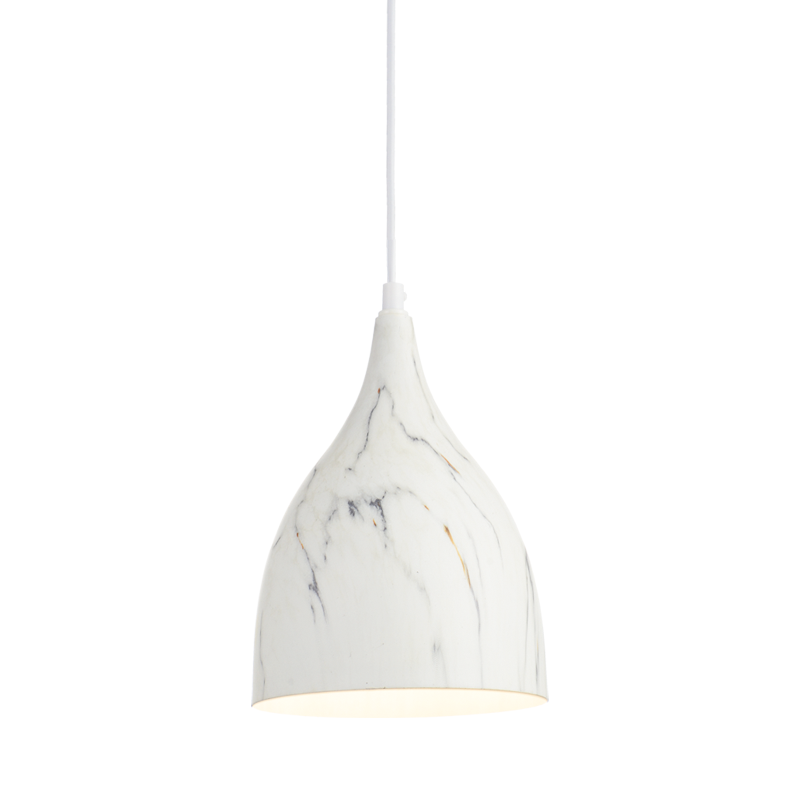 PENDANT 1ΧΕ27 METALIC MARBLE COLOR Φ17Χ23CM ROXANNE KS174317MR PENDANT 1ΧΕ27 METALIC MARBLE COLOR Φ17Χ23CM ROXANNE KS174317MR