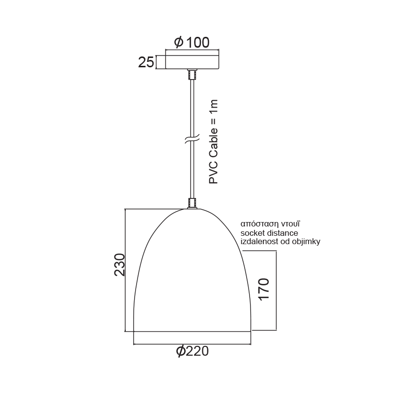 WALL LAMP 1 Χ Ε27 BLACK 50Χ11Χ8 CM METALIC OTHELLO KS183222B WALL LAMP 1 Χ Ε27 BLACK 50Χ11Χ8 CM METALIC OTHELLO KS183222B