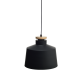 PENDANT 1ΧΕ27 METALIC BLACK+WOOD Φ30ΧΗ120CM AENEAS KS198830PBW PENDANT 1ΧΕ27 METALIC BLACK+WOOD Φ30ΧΗ120CM AENEAS KS198830PBW