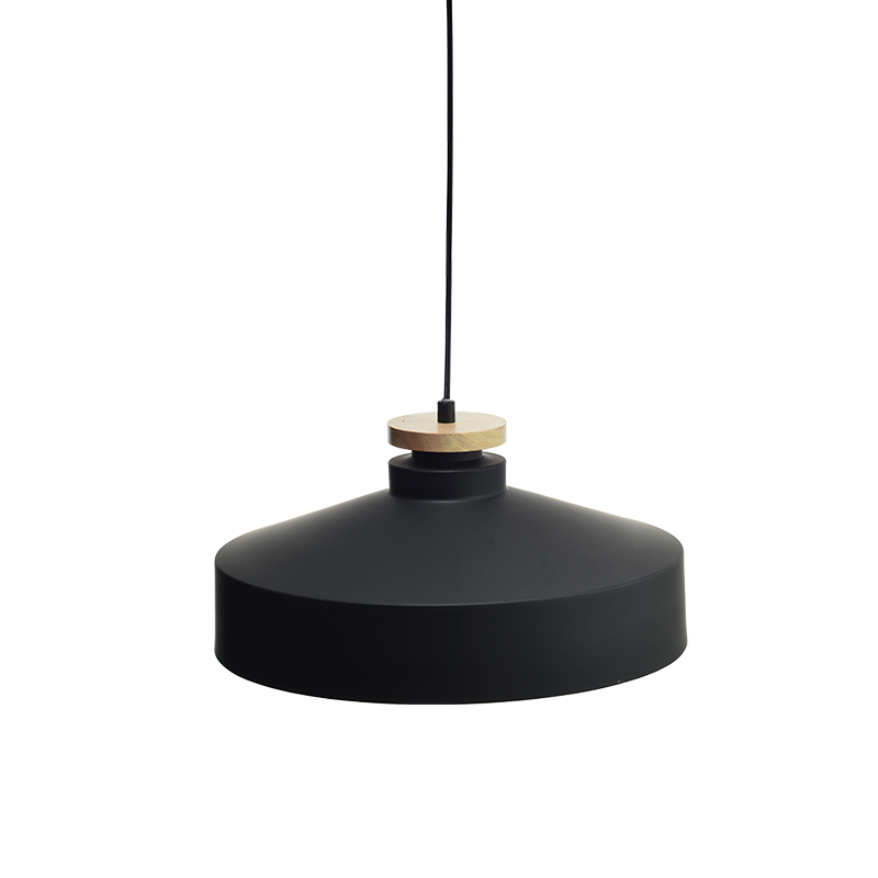 PENDANT 1ΧΕ27 METALIC BLACK+WOOD Φ41ΧΗ120CM AENEAS KS198940PBW PENDANT 1ΧΕ27 METALIC BLACK+WOOD Φ41ΧΗ120CM AENEAS KS198940PBW