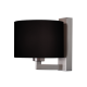 WALL L/F 1ΧΕ27 METAL NICKEL+BLACK Φ18XΗ20CM CIRCE OD5612BN