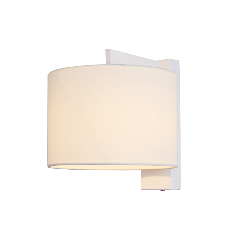 WHITE METAL WALL LIGHT WITHE WHITE SHADE CIRCE OD5612W WHITE METAL WALL LIGHT WITHE WHITE SHADE CIRCE OD5612W