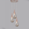 PENDANT GLASS 3XE14 CHROME BALLS ATENA OD53423RCP