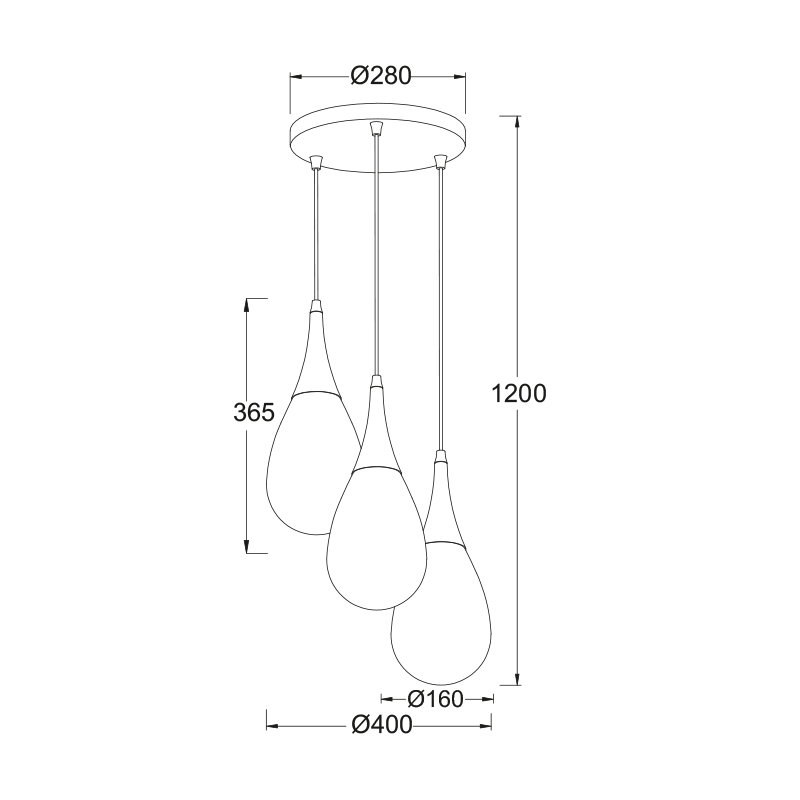 PENDANT GLASS 3XE14 CHROME BALLS ATENA OD53423RCP PENDANT GLASS 3XE14 CHROME BALLS ATENA OD53423RCP