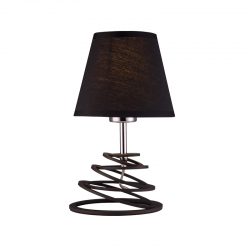 TABLE LAMP BLACK SHADE1XE27 METAL SPIRAL LAGOS OYD10134BTL1