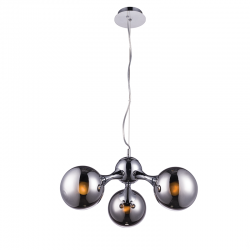 PENDANT GLASS 3XE14 CHROME BALLS ATOM OYD60703CH PENDANT GLASS 3XE14 CHROME BALLS ATOM OYD60703CH