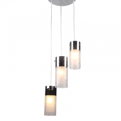 PENDANT ROSET GLASS 3XΕ14 DALI FW50503