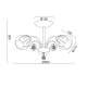 PENDANT CRYSTAL GLASS 3ΧE14 CARDINAL FMX51493