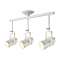 PHASING OUT CEILING 3XE27 METAL WHITE GOLD PATINΑ 17X76XH38CM POMPEII OD61013AW