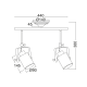 PHASING OUT CEILING 2ΧΕ27 METAL WHITE GOLD PATINΑ 17X44XH38CM POMPEII OD61012AW PHASING OUT CEILING 2ΧΕ27 METAL WHITE GOLD PATINΑ 17X44XH38CM POMPEII OD61012AW