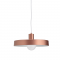 PENDANT 1XE27 METAL MOKA Φ36ΧΗ120CM DOMENICA OD5392SLB