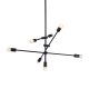 PENDANT 7XE27 METAL COLOR BLACK Φ80ΧΗ130CM LUTHER OD680107BK PENDANT 7XE27 METAL COLOR BLACK Φ80ΧΗ130CM LUTHER OD680107BK