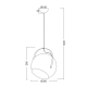 PENDANT 1XE27 METAL WHITE Φ20X120CM AKANES OD8067WH PENDANT 1XE27 METAL WHITE Φ20X120CM AKANES OD8067WH