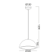 PHASING OUT PENDANT 1XE27 CORK Φ30XH120CM MALIBU OD8064