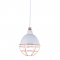 PENDANT 1XE27 METAL WHITE+COPPER Φ20ΧΗ150CM LETO OD5399