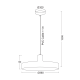 PENDANT 1XE27 METAL WHITE Φ36ΧΗ120CM DOMENICA OD5392SWH PENDANT 1XE27 METAL WHITE Φ36ΧΗ120CM DOMENICA OD5392SWH