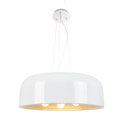 PENDANT LUMINAIRE 3XE27 METAL WHITE D48CM SALON OD5390MW PENDANT LUMINAIRE 3XE27 METAL WHITE D48CM SALON OD5390MW