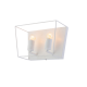 WALL MOUNTED 2ΧΕ27 METAL WHITE ASSYMETRIC 30Χ15,5ΧΗ20CM PISSARO OD61022WW WALL MOUNTED 2ΧΕ27 METAL WHITE ASSYMETRIC 30Χ15,5ΧΗ20CM PISSARO OD61022WW