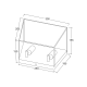 WALL MOUNTED 2ΧΕ27 METAL WHITE ASSYMETRIC 30Χ15,5ΧΗ20CM PISSARO OD61022WW WALL MOUNTED 2ΧΕ27 METAL WHITE ASSYMETRIC 30Χ15,5ΧΗ20CM PISSARO OD61022WW
