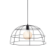 PENDANT 1XE27 METALIC GRID BLACK Φ50ΧΗ120CM PROMETHEUS OD543650 PENDANT 1XE27 METALIC GRID BLACK Φ50ΧΗ120CM PROMETHEUS OD543650