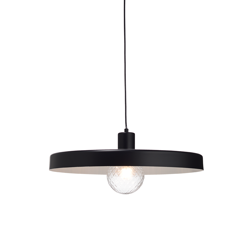 PENDANT 1XE27 METAL BLACK Φ50ΧΗ120CM DOMENICA OD5392MBK