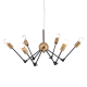 PENDANT 6ΧΕ27 METAL BLACK + BRASS Φ76ΧΗ150CM CHAGALL OD680306BB PENDANT 6ΧΕ27 METAL BLACK + BRASS Φ76ΧΗ150CM CHAGALL OD680306BB