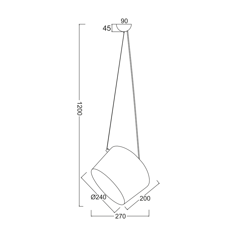 PENDANT 1XE27 METAL TILE Φ27ΧΗ120CM NOVA OD8002RB PENDANT 1XE27 METAL TILE Φ27ΧΗ120CM NOVA OD8002RB