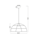 PENDANT 1XE27 METALIC GRID BLACK Φ40ΧΗ120CM PROMETHEUS OD543640 PENDANT 1XE27 METALIC GRID BLACK Φ40ΧΗ120CM PROMETHEUS OD543640