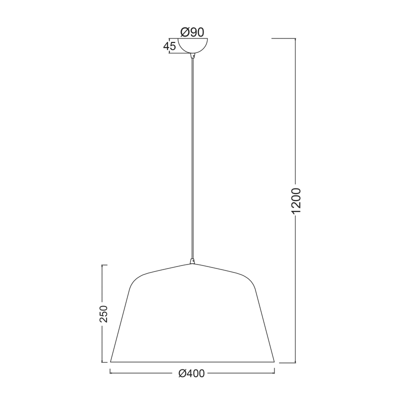 PENDANT 1XE27 METAL GREY Φ40ΧΗ120CM PALLADA OD8072GY PENDANT 1XE27 METAL GREY Φ40ΧΗ120CM PALLADA OD8072GY