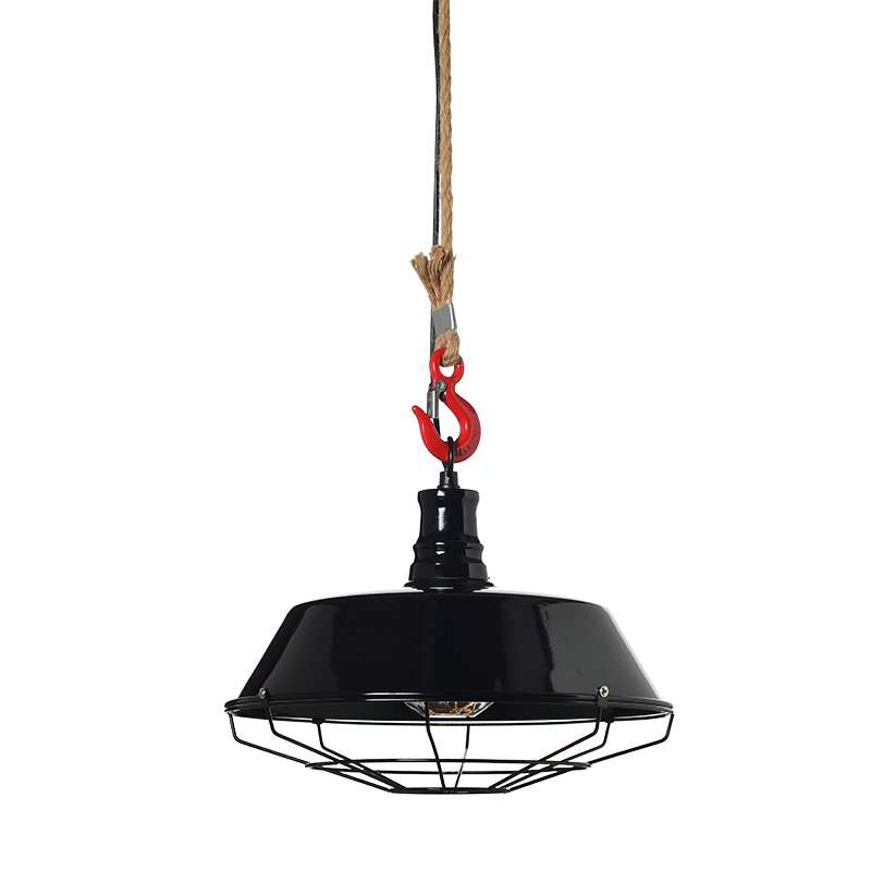 PENDANT 1XE27 METALIC BLACK+ ROPE+ HOOK Φ36ΧΗ120CM WHOOPER OD8039BK PENDANT 1XE27 METALIC BLACK+ ROPE+ HOOK Φ36ΧΗ120CM WHOOPER OD8039BK