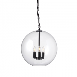 PENDANT L/F 3XE14 GLASS + METAL BLACK Φ40ΧΗ110CM NESTOR OD90513P PENDANT L/F 3XE14 GLASS + METAL BLACK Φ40ΧΗ110CM NESTOR OD90513P