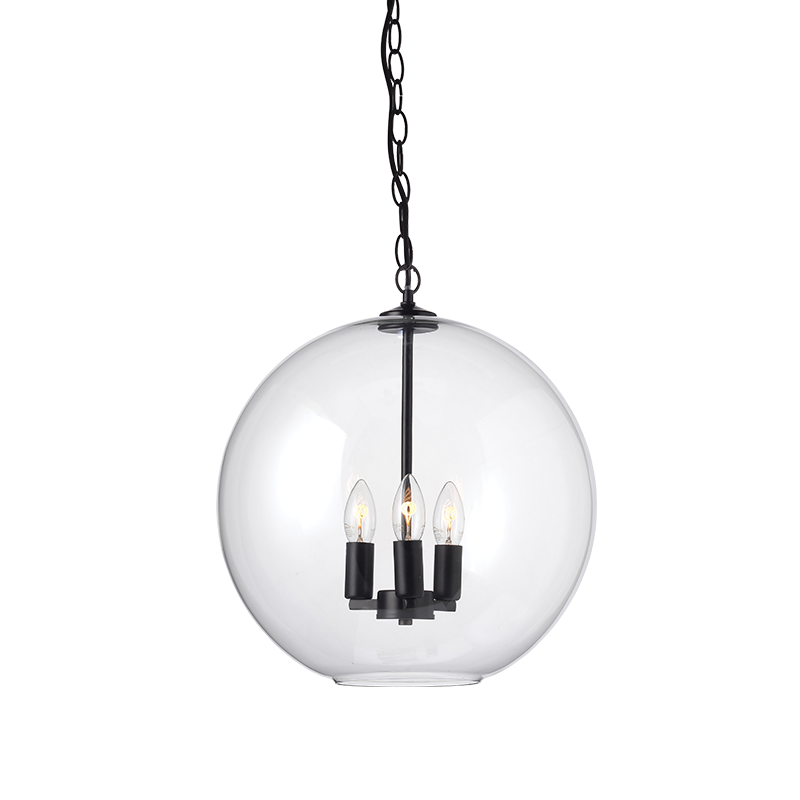 PENDANT L/F 3XE14 GLASS + METAL BLACK Φ40ΧΗ110CM NESTOR OD90513P PENDANT L/F 3XE14 GLASS + METAL BLACK Φ40ΧΗ110CM NESTOR OD90513P
