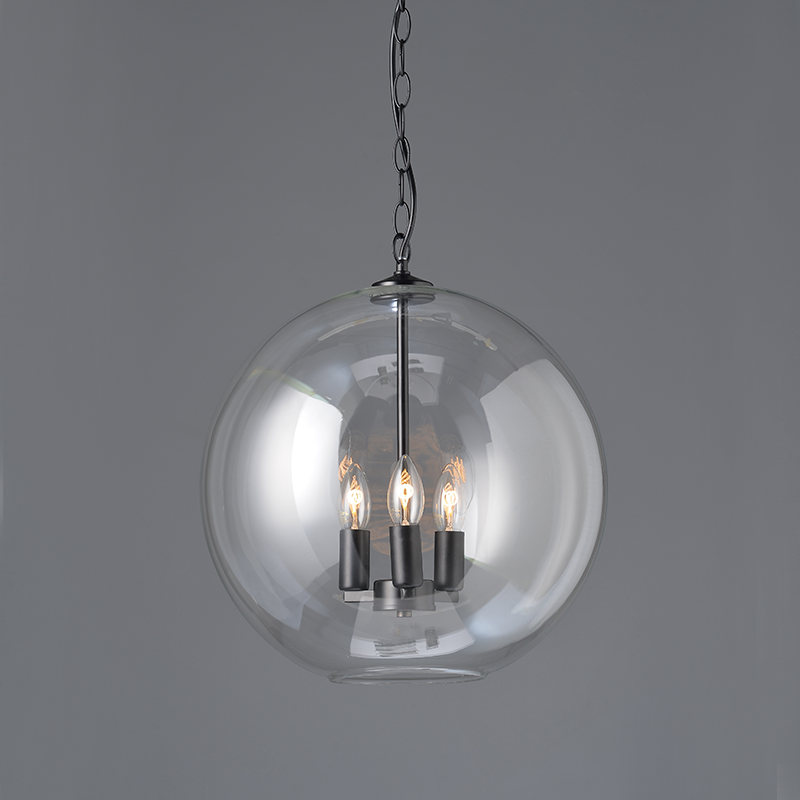 PENDANT L/F 3XE14 GLASS + METAL BLACK Φ40ΧΗ110CM NESTOR OD90513P PENDANT L/F 3XE14 GLASS + METAL BLACK Φ40ΧΗ110CM NESTOR OD90513P
