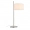 NETTO TABLE L/F 1ΧΕ27 METAL.ΝΙCΚΕL+WHITE HAT Φ25Χ35ΧH65CM OD90451TWN