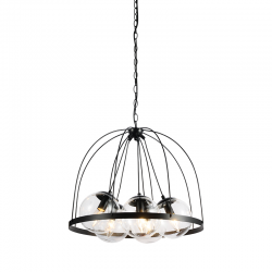 PENDANT L/F 5ΧΕ27 ΜΕΤΑL BLACK Φ50ΧΗ120CM CYNTHIA OD90535P PENDANT L/F 5ΧΕ27 ΜΕΤΑL BLACK Φ50ΧΗ120CM CYNTHIA OD90535P