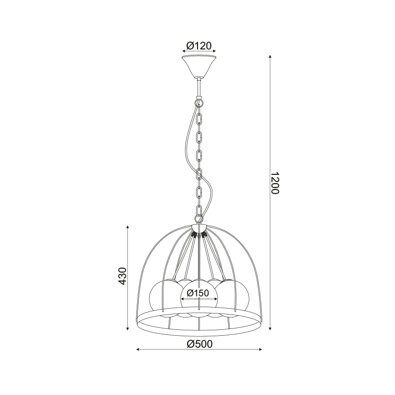 PENDANT L/F 5ΧΕ27 ΜΕΤΑL BLACK Φ50ΧΗ120CM CYNTHIA OD90535P PENDANT L/F 5ΧΕ27 ΜΕΤΑL BLACK Φ50ΧΗ120CM CYNTHIA OD90535P