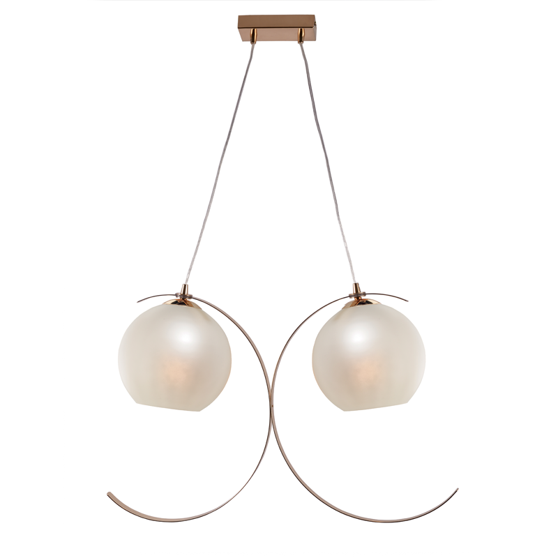 PENDANT L/F 2ΧΕ27 ΜΕΤΑL GOLD+PEARL GLASS 68Χ20ΧΗ120CM IPARELLE DCR17502P PENDANT L/F 2ΧΕ27 ΜΕΤΑL GOLD+PEARL GLASS 68Χ20ΧΗ120CM IPARELLE DCR17502P