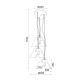 PENDANT L/F 3XE27 CEMENT + LEATHER F43ΧΗ110CM ALFA DCR171193PR PENDANT L/F 3XE27 CEMENT + LEATHER F43ΧΗ110CM ALFA DCR171193PR