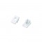 SET OF PLASTIC END CAPS FOR P129N, 2 PCS WITH HOLE EP129N
