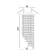 SPOT MR16 with GLASSES 375X82mm MORIA S7009