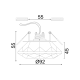 SPOT G4 GLASS ROUND MORIA SD8016T4G4 SPOT G4 GLASS ROUND MORIA SD8016T4G4