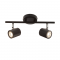 SPOT ΙI BLACK MATT 2ΧGU10 ORFEAS SUH1892TB