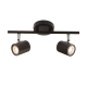 SPOT ΙI BLACK MATT 2ΧGU10 ORFEAS SUH1892TB SPOT ΙI BLACK MATT 2ΧGU10 ORFEAS SUH1892TB