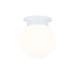 WALL MOUNTED 1ΧΕ27 WHITE GLASS + WHITE METAL Φ15ΧΗ17CM CAPRI SU0608WW WALL MOUNTED 1ΧΕ27 WHITE GLASS + WHITE METAL Φ15ΧΗ17CM CAPRI SU0608WW
