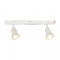 WALL MOUNTED 2ΧGU10 ANTIQUE WHITE METAL 36X6,2X14CM BRULEE SU282PAW