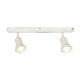 WALL MOUNTED 2ΧGU10 ANTIQUE WHITE METAL 36X6,2X14CM BRULEE SU282PAW WALL MOUNTED 2ΧGU10 ANTIQUE WHITE METAL 36X6,2X14CM BRULEE SU282PAW