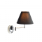 WALL LAMP 1ΧΕ27 BLACK CLOTH SHADE SUWON SUWB01B